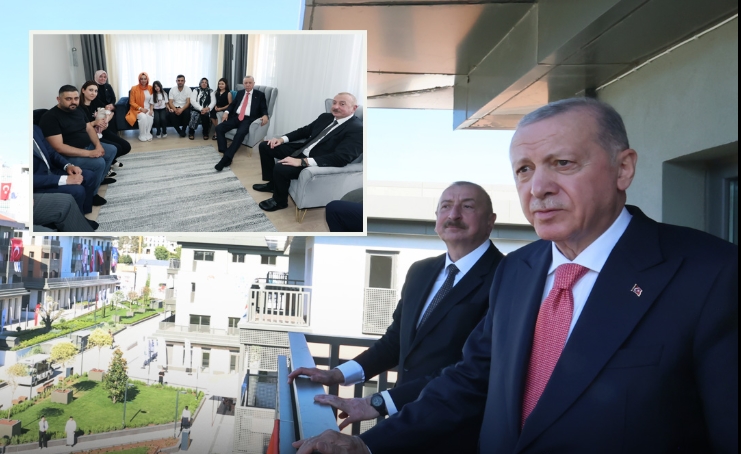 Depremzede aileye sürpriz ziyaret