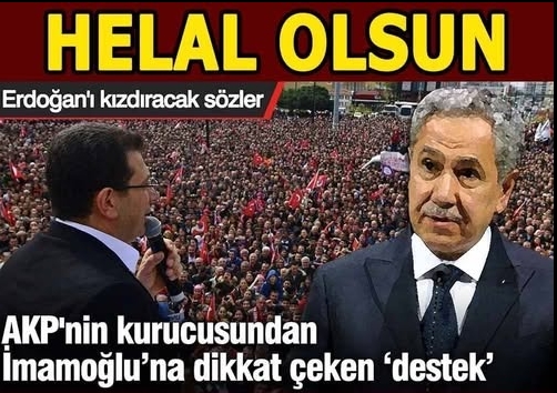 Arınç’ın İmamoğlu Açıklaması