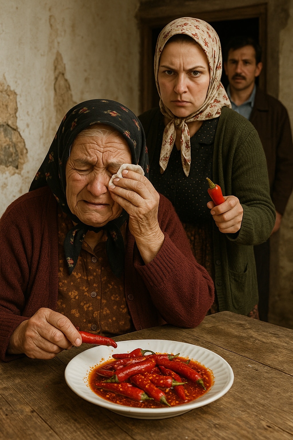 Bir tabak acı biber