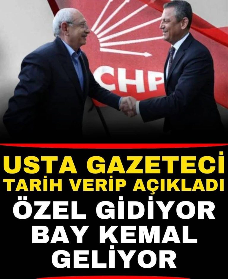 Kılıçdaroğlu Özelin Yerine Geçiyor
