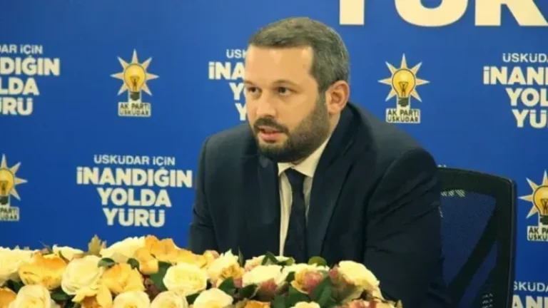 AKP Üsküdar İlçe Başkanı istifa etti