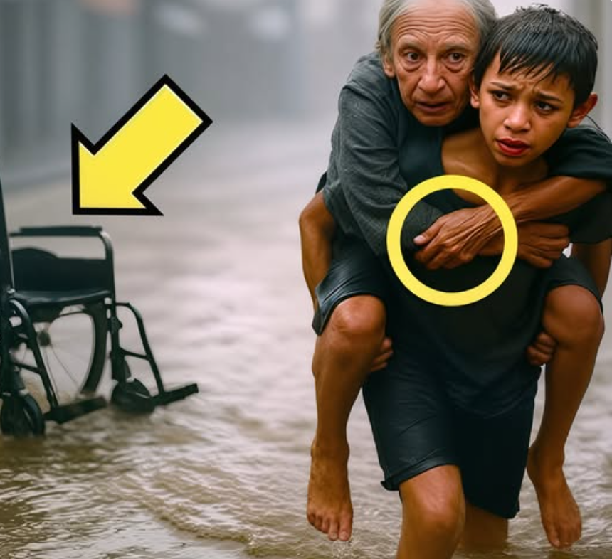 DİLENCİ ÇOCUK YAGMURDA YAŞLI KADINI KURTARDI