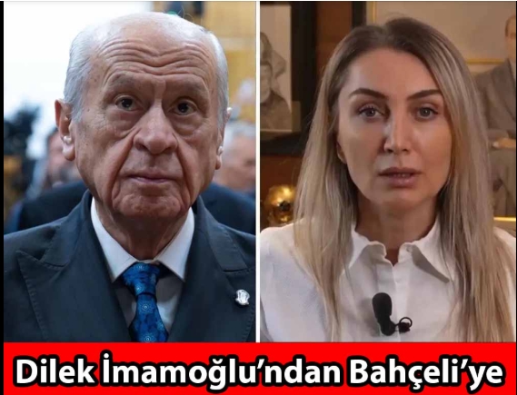 Dilek İmamoğlu’ndan Bahçeli’ye sert tepki
