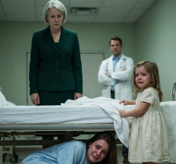 Doğumdan hemen sonra kızım bana hastane yatağının altına saklanmamı söyledi