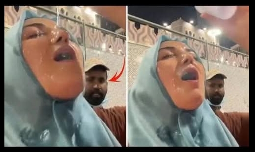 Görüntü Umreden! Bakışlar Olay Oldu