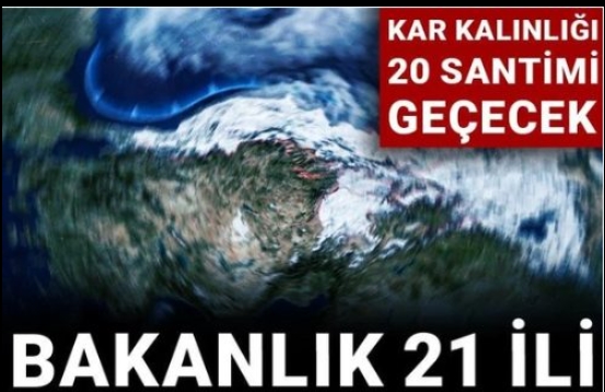 Kutup soğukları Türkiye’ye girdi