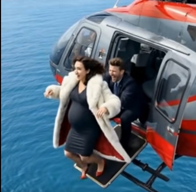 Koca hamile eşini büyük bir miras için helikopterden itti