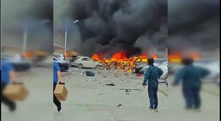 Çelik Fabrikasında Şiddetli Patlama