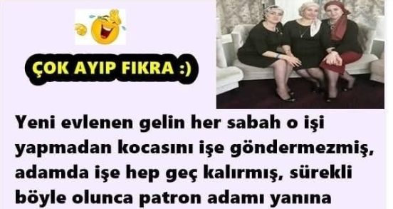 Yeni evlenen gelinin hali