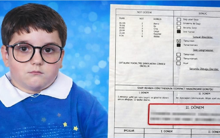 Öğrencinin Karnesine Öyle Bir Not Yazdı ki Görenler Hayret İçerisinde Kaldı