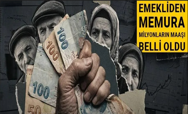 Milyonlarca emekli ve memurun zamlı maaşı belli oldu