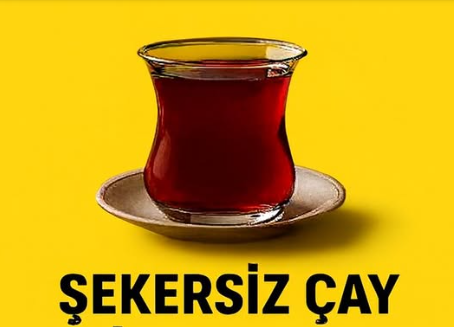 Şekersiz çay
