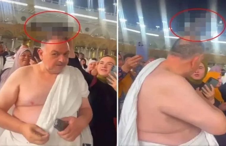 Umrede herkesi şaşkına uğratan anlar!
