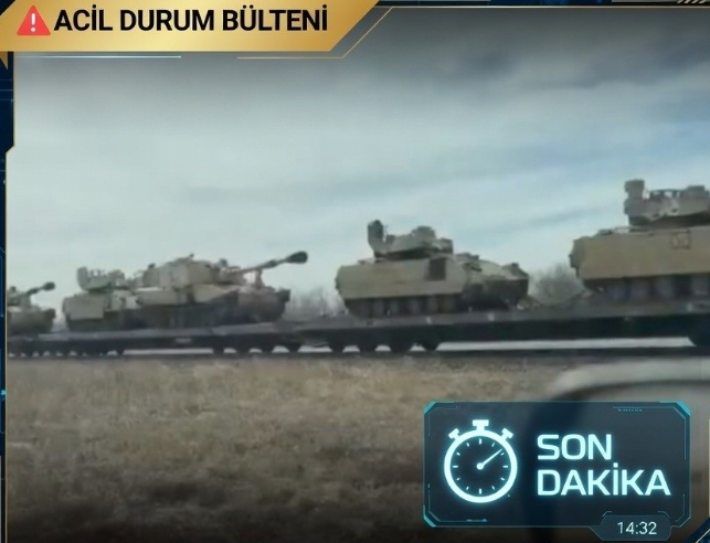 Sıra sıra boyanmış tanklar
