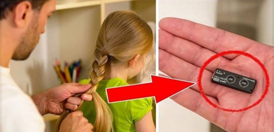 Kızının saçına dinleme cihazı yerleştirdi ve olayın aslını öğrendiğinde