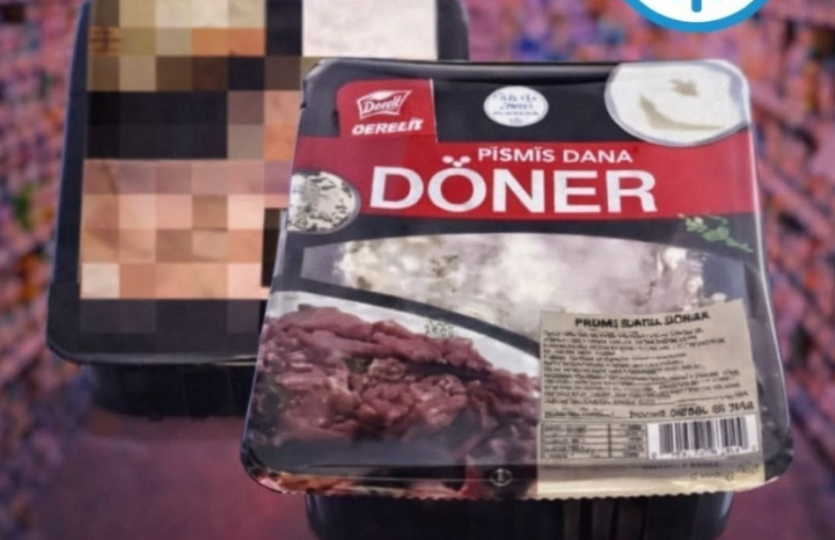 Zincir marketlerde kampanyalı satılan dönerden