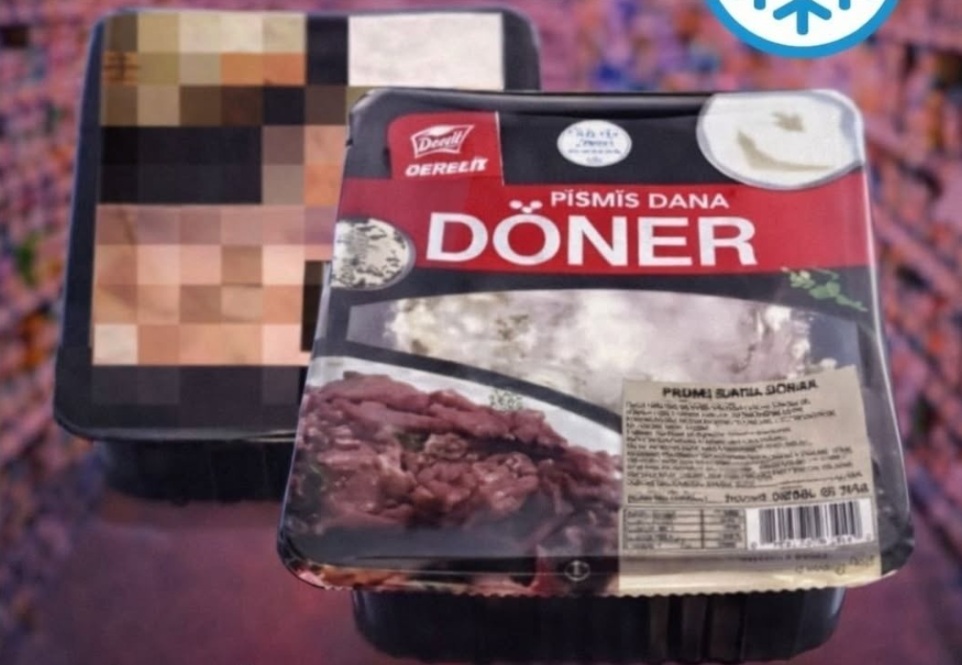 Zincir marketlerde kampanyalı satılan dönerden