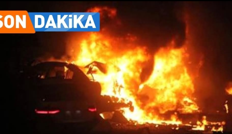 Diyarbakır’da korku dolu anlar: Polis aracı geçerken patladı…