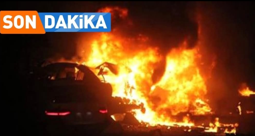 Diyarbakır’da korku dolu anlar: Polis aracı geçerken patladı…