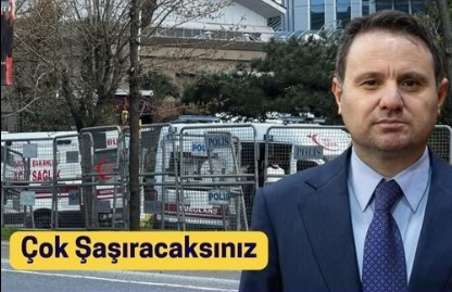 İstanbul’da İsrail Konsolosluğu önünde