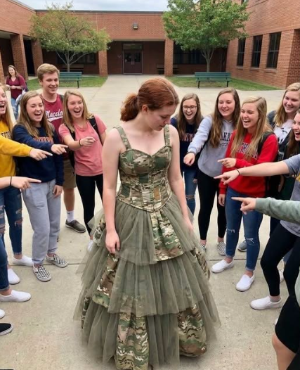 Babamın Askeri Üniformasından Mezuniyet Elbisesi