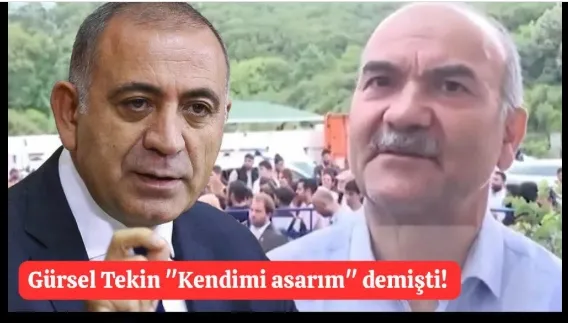 Gürsel Tekin “Kendimi asarım” demişti! ortaya çıktı