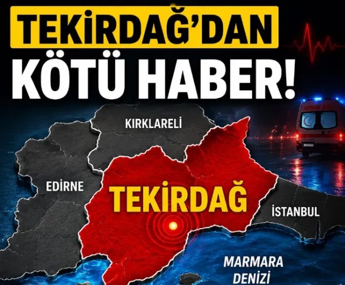 Tekirdağ’dan Haber Geldi