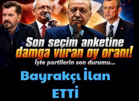 Son seçim anketine damga vuran oy oranı