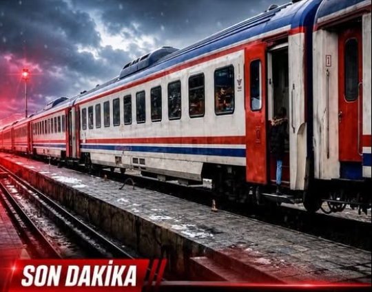 Yolcu treni raydan çıktı