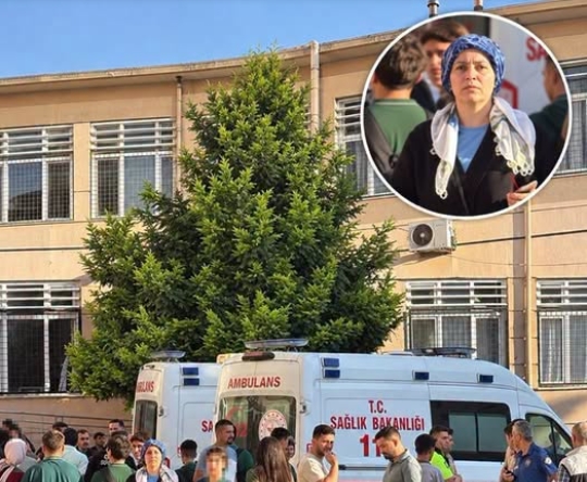 Manisada liseye sal-dıran kişi