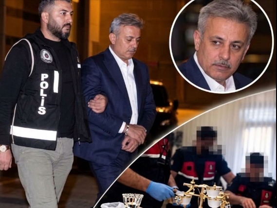 Gözaltına alınan başkanın evinden çıkanlara bakın!