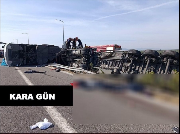 Manisa’da yolcu otobüsü ve TIR çarpıştı