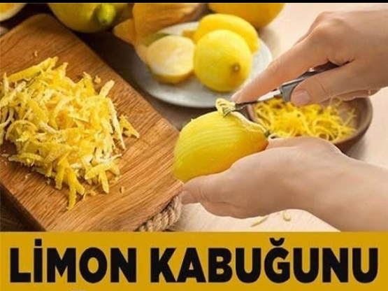 Limon Kabuğunu Çöpe Atmayın
