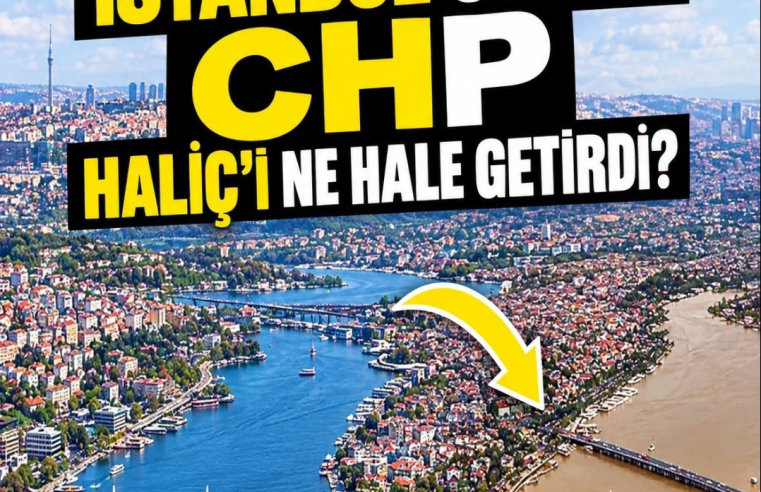 İstanbul’da sağanak vurdu! Haliç’i çamur kapladı