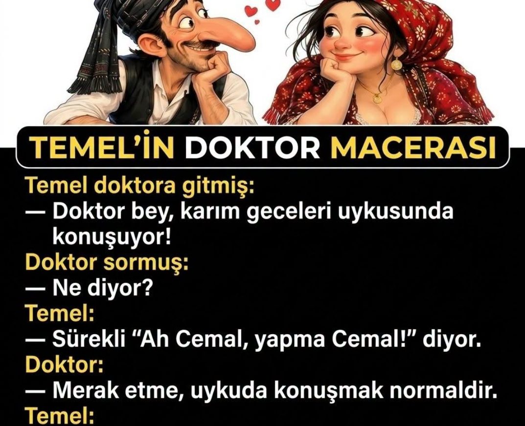 Karadenizli Temel Çaresiz Kalınca Derdini Doktora Anlatır